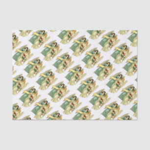 Weihnachten, Viktorianische Engel Seidenpapier