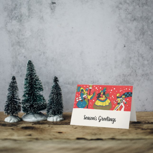 Weihnachten, Viktorianische Familie Karte (Von Creator hochgeladen)