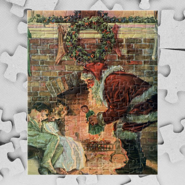 Weihnachten, Viktorianische Weihnachtskinder Puzzle (Von Creator hochgeladen)