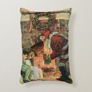 Weihnachten, Viktorianische Weihnachtskinder Zierkissen