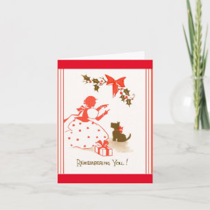 Weihnachten viktorianischer Deco Vintage Scotty Do