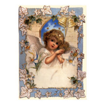 Weihnachten, Viktorianischer Engel mit goldenen Gl