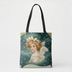 Weihnachten, Viktorianischer Engel mit Goldstern