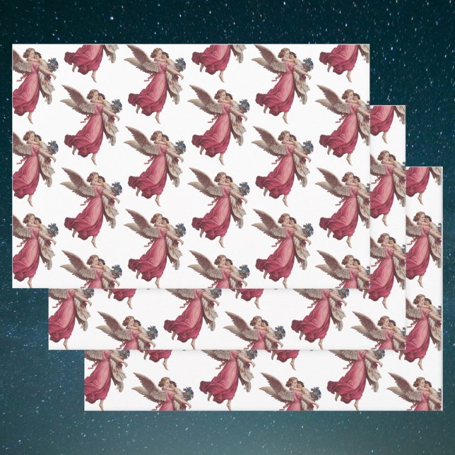 Weihnachten, Viktorianischer Wächter Angel Geschenkpapier Set (Von Creator hochgeladen)