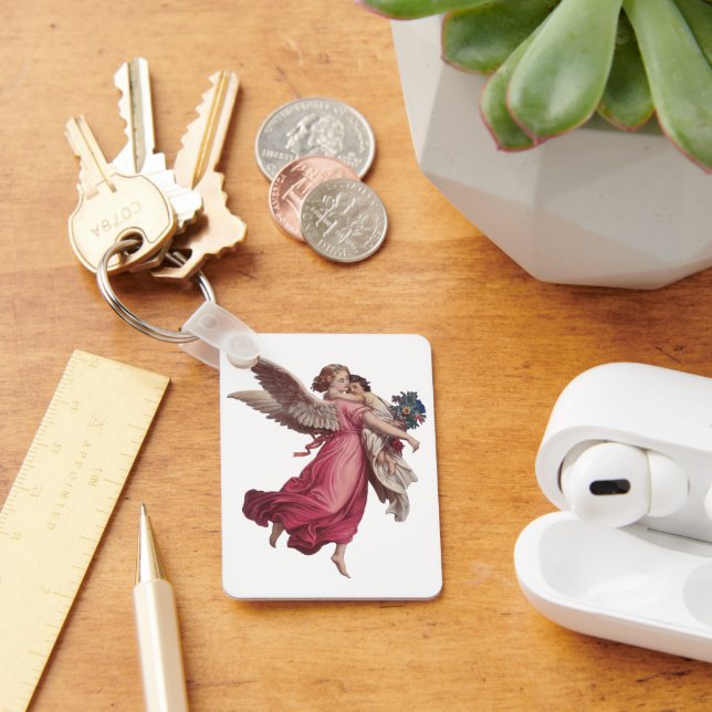 Weihnachten, Viktorianischer Wächter Angel Schlüsselanhänger (Schreibtisch)