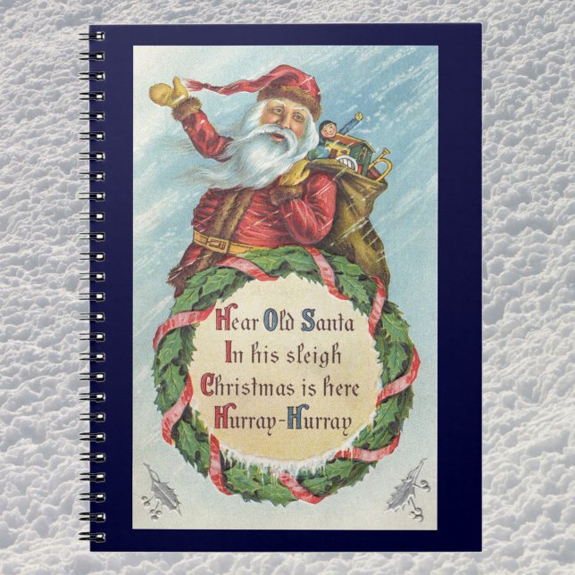 Weihnachten, Viktorianischer Weihnachtsmann auf de Notizblock (Von Creator hochgeladen)