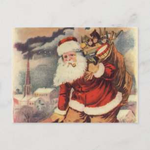 Weihnachten Viktorianischer Weihnachtsmann im Schl