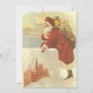 Weihnachten Viktorianischer Weihnachtsmann im Schl