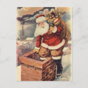 Weihnachten Viktorianischer Weihnachtsmann im Schl