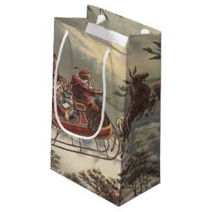 Weihnachten, Viktorianischer Weihnachtsmann im Sle Kleine Geschenktüte