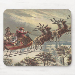 Weihnachten, Viktorianischer Weihnachtsmann im Sle Mousepad