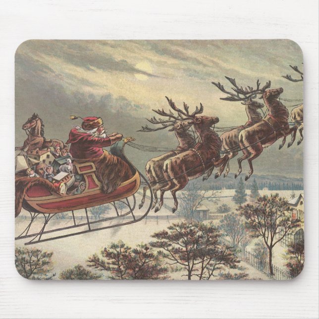 Weihnachten, Viktorianischer Weihnachtsmann im Sle Mousepad (Vorne)