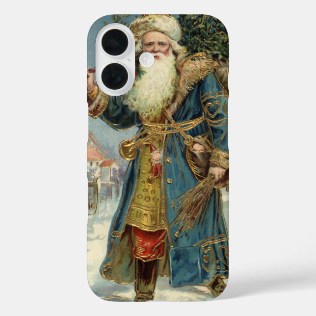 Weihnachten, Viktorianischer Weihnachtsmann mit Ba Case-Mate iPhone Hülle (Rückseite)