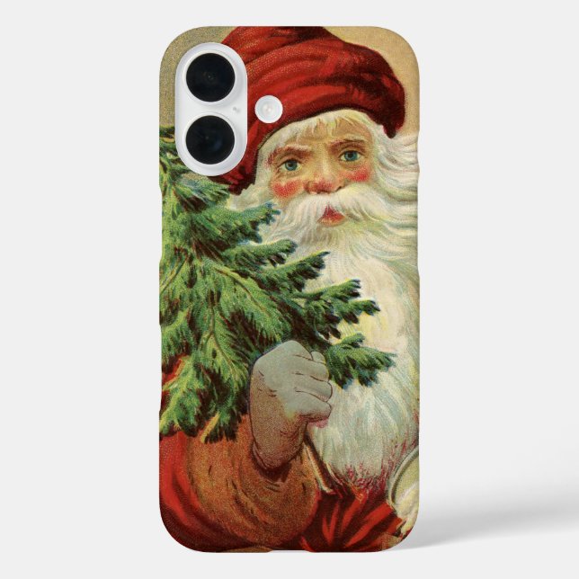 Weihnachten, Viktorianischer Weihnachtsmann mit Ba Case-Mate iPhone Hülle (Rückseite)