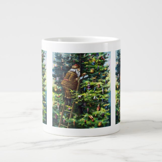 Weihnachten, Viktorianischer Weihnachtsmann mit Ba Jumbo-Tasse (Vorderseite)