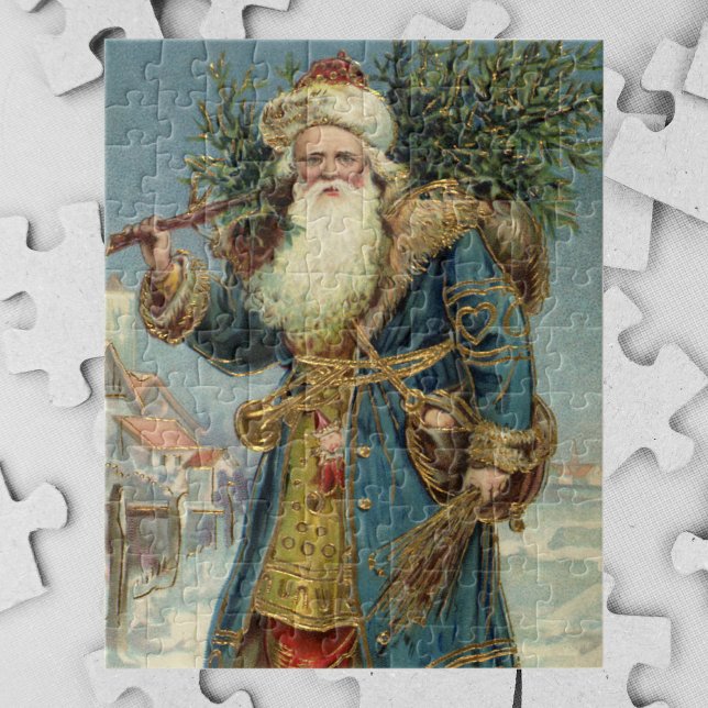Weihnachten, Viktorianischer Weihnachtsmann mit Ba Puzzle (Von Creator hochgeladen)
