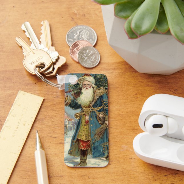 Weihnachten, Viktorianischer Weihnachtsmann mit Ba Schlüsselanhänger (Schreibtisch)