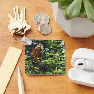 Weihnachten, Viktorianischer Weihnachtsmann mit Ba Schlüsselanhänger