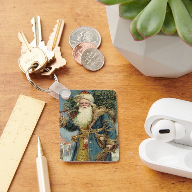 Weihnachten, Viktorianischer Weihnachtsmann mit Ba Schlüsselanhänger (Schreibtisch)