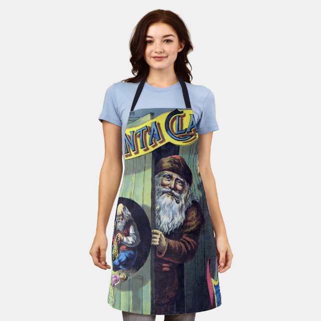 Weihnachten, Viktorianischer Weihnachtsmann mit Ba Schürze (Getragen)