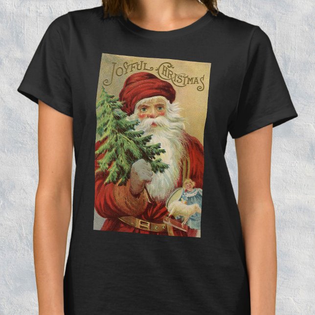 Weihnachten, Viktorianischer Weihnachtsmann mit Ba T-Shirt (Von Creator hochgeladen)