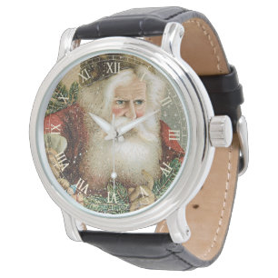 Weihnachten, Viktorianischer Weihnachtsmann mit Pi Armbanduhr