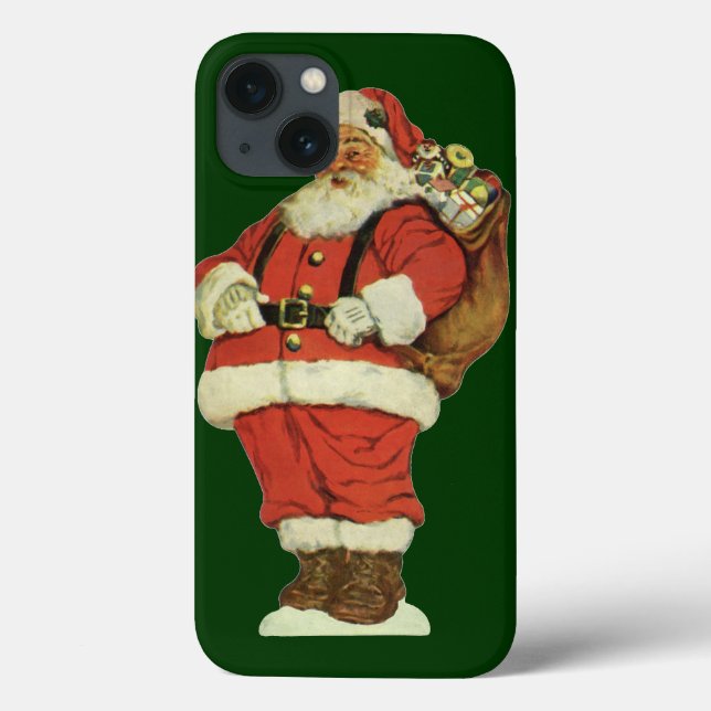 Weihnachten, Viktorianischer Weihnachtsmann mit Sp Case-Mate iPhone Hülle (Rückseite)
