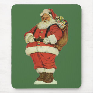 Weihnachten, Viktorianischer Weihnachtsmann mit Sp Mousepad