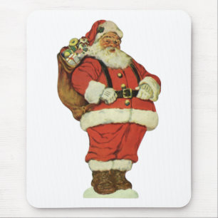 Weihnachten, Viktorianischer Weihnachtsmann mit Sp Mousepad
