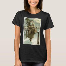 Weihnachten, Viktorianischer Weihnachtsmann mit Sp T-Shirt