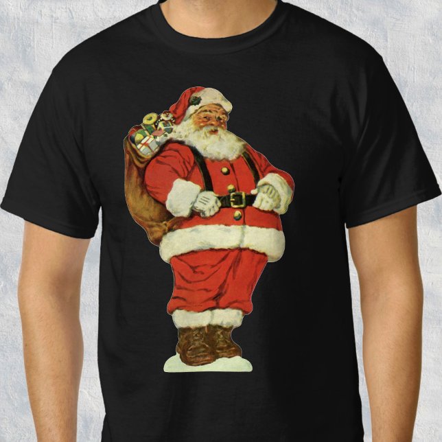 Weihnachten, Viktorianischer Weihnachtsmann mit Sp T-Shirt (Von Creator hochgeladen)