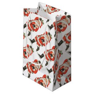 Weihnachten Viktorianischer Weihnachtsmann Skater Kleine Geschenktüte