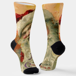 Weihnachten, Viktorianisches Weihnachtsportrait Socken
