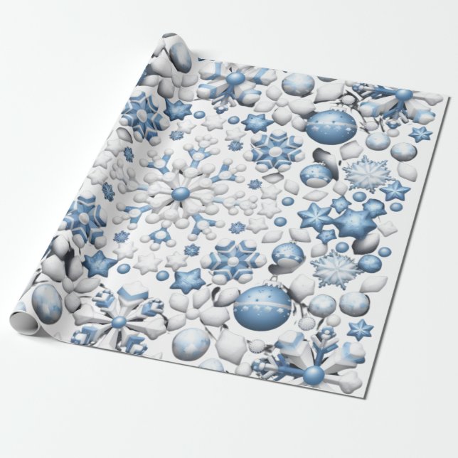 Weihnachten Vintag Chefmuster Geschenkpapier (Ungerollt)