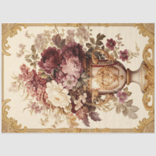 Weihnachten Vintag Florals Seidenpapier