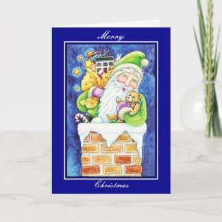 Weihnachten Vintage Karte frohe Weihnachten
