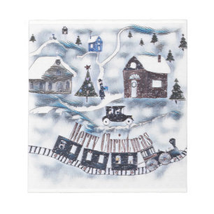 Weihnachten, Vintage Notizblock