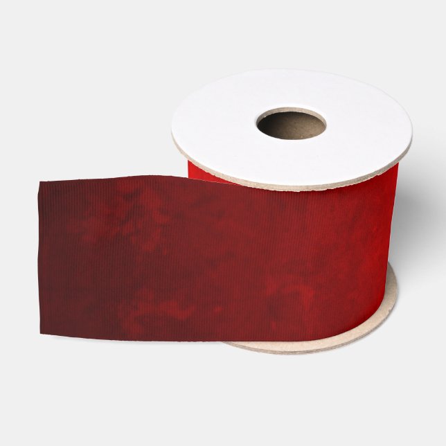 Weihnachten Vintage Rot  Ripsband (Spule)