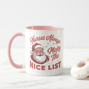 Weihnachten Vintage Santa Krankenschwestern kommen Tasse