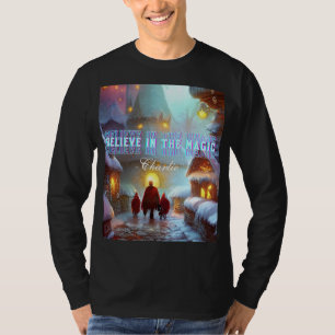 Weihnachten Vintage Winter Wonderland Magie T-Shirt