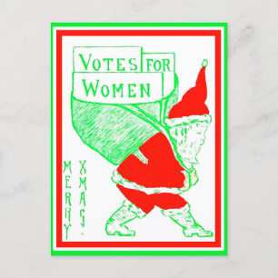 Weihnachten - Vintages Frauenleiden (Kopie) Postkarte