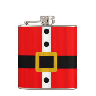 Weihnachten Vinyl Wrapped Flask/Santa Flachmann