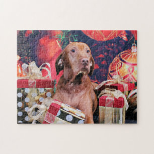 Weihnachten - Vizsla - Budda Puzzle