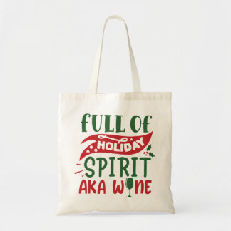 Weihnachten Vollständig Weihnachtswein Tragetasche