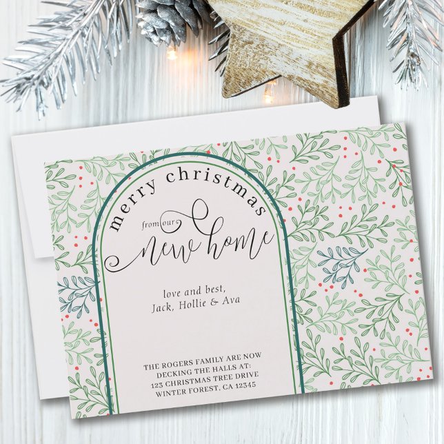 Weihnachten vom Neuen Haus Winter Grün Bewegung Ankündigung (Von Creator hochgeladen)