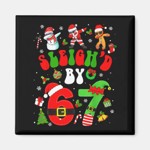 Weihnachten von 67 lustigen Six Seven Meme 6 7 zer Magnet