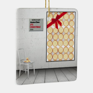 "Weihnachten" von Jessica Claus Keramikornament