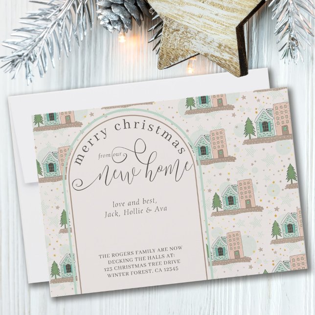 Weihnachten von New House Village Apartment Moving Ankündigung (Von Creator hochgeladen)