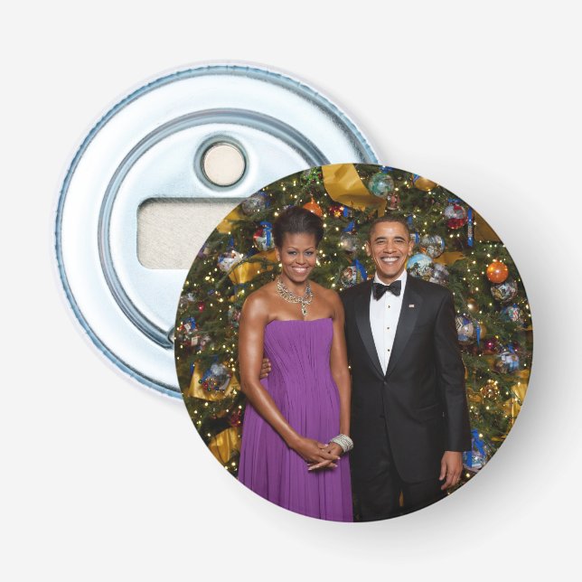 Weihnachten von Präsident Barack Obama und Michell Flaschenöffner (Vorderseite)