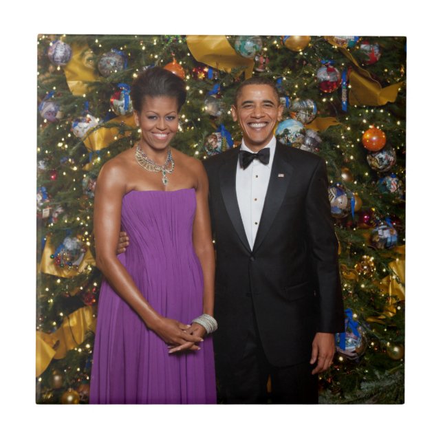 Weihnachten von Präsident Barack Obama und Michell Fliese (Vorderseite)